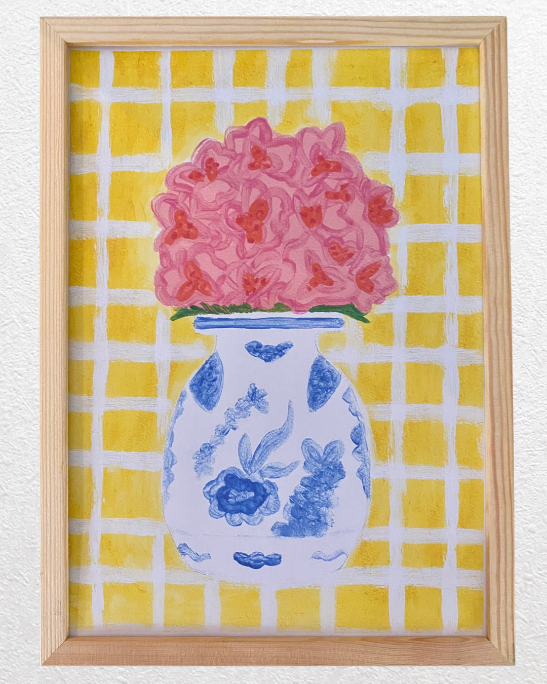 PRINTABLE - Pastel bloemenschilderij