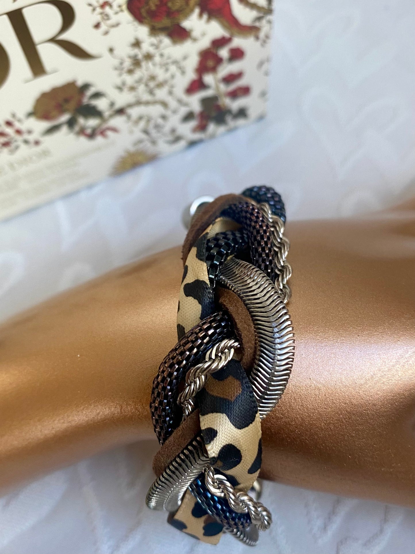 VINTAGE - 80's Panterprint armband