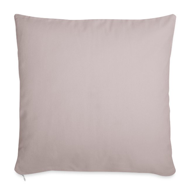 ROMANTISCH CADEAU - Kussenhoes 'I miss you when you're gone', kleur licht taupe