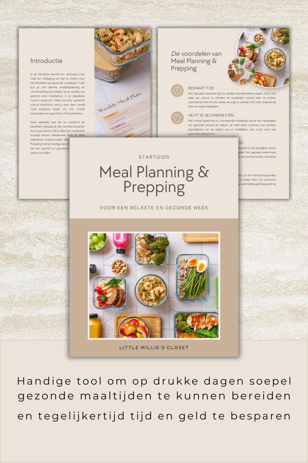 Ontdek de ideale meal prepping & planning startgids. Printbaar en digitaal, altijd toegang tot handige tips voor een efficiënte voorbereiding.