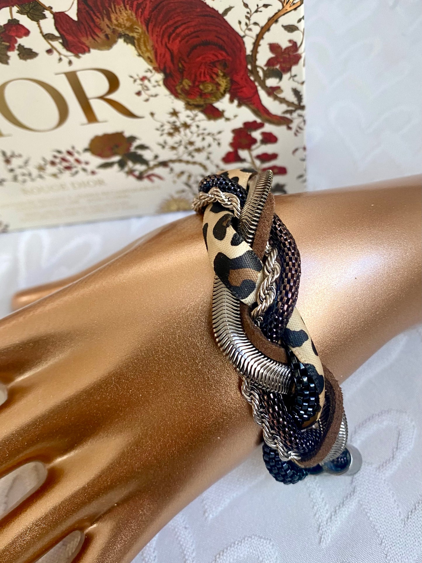 VINTAGE - 80's Panterprint armband
