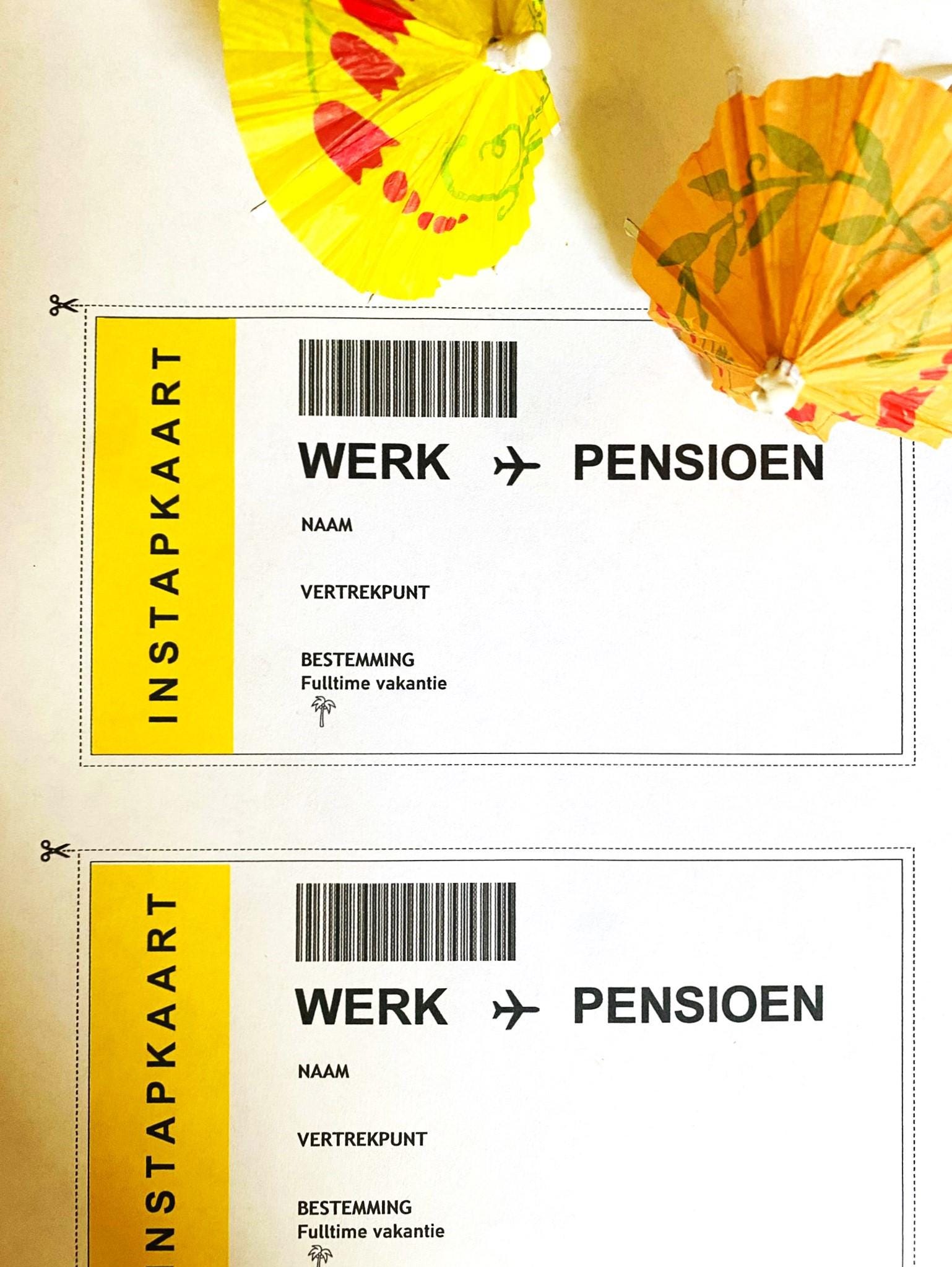 Pensioen, Afscheidscadeau pensioen